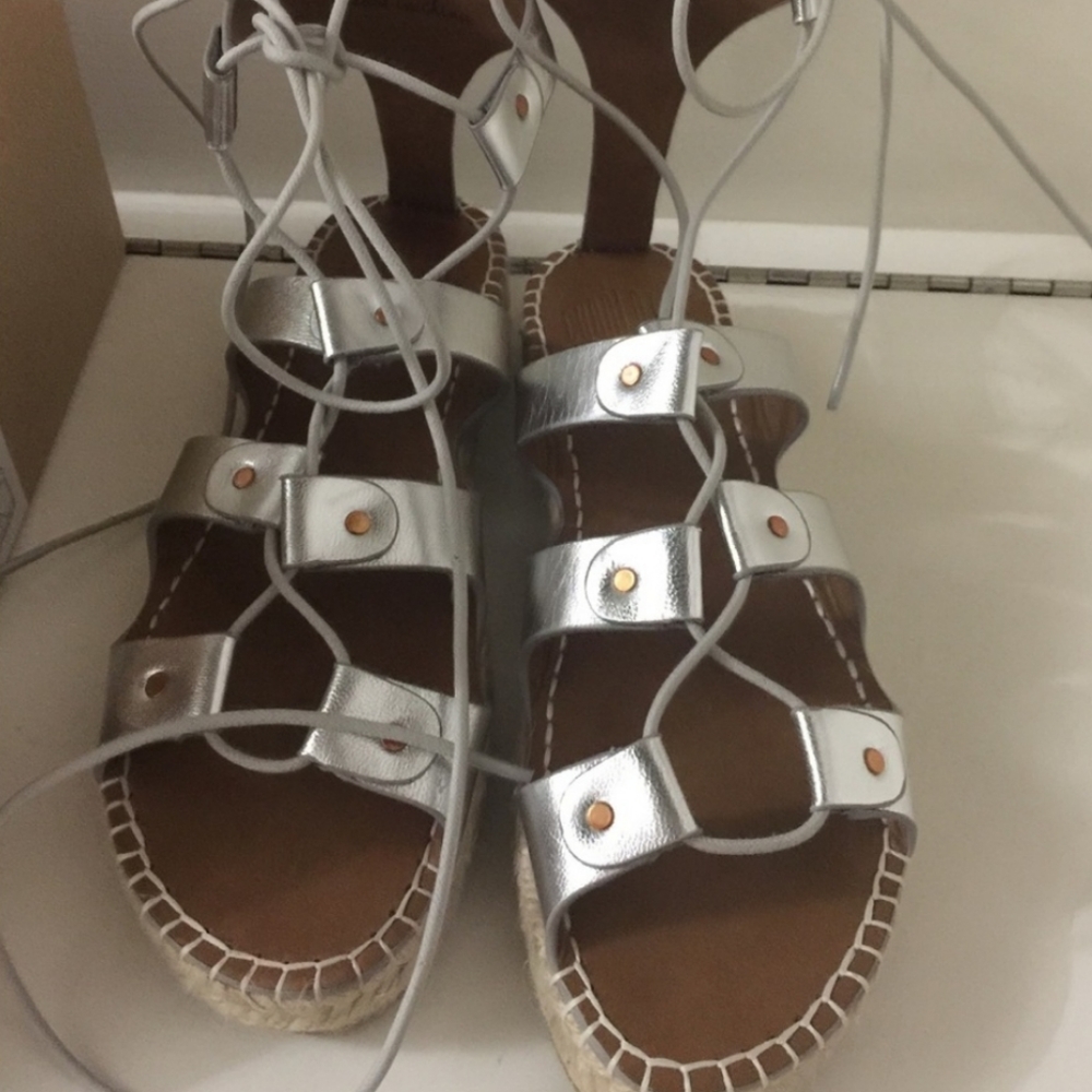Anthropologie Charlotte Stone Sandals